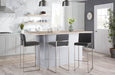 Fuji - Contemporary And Modern Elegance High Back Barstool Lumi Source