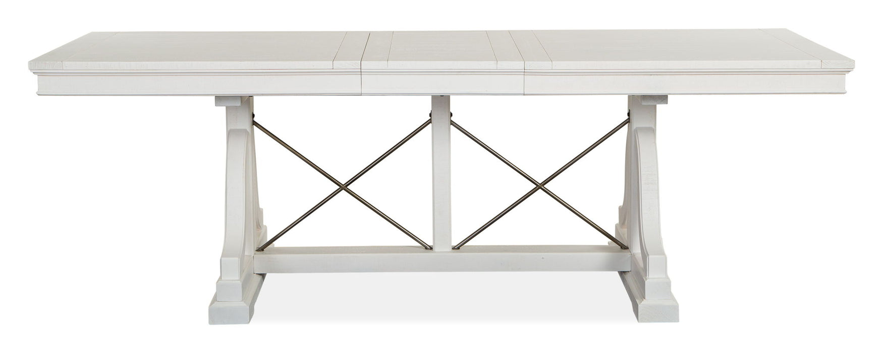 Heron Cove - Trestle Dining Table - Chalk White Magnussen Furniture