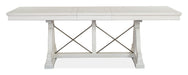 Heron Cove - Trestle Dining Table - Chalk White Magnussen Furniture