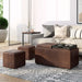 Avalon - 5 Piece Storage Ottoman, Contemporary Simpli-Home