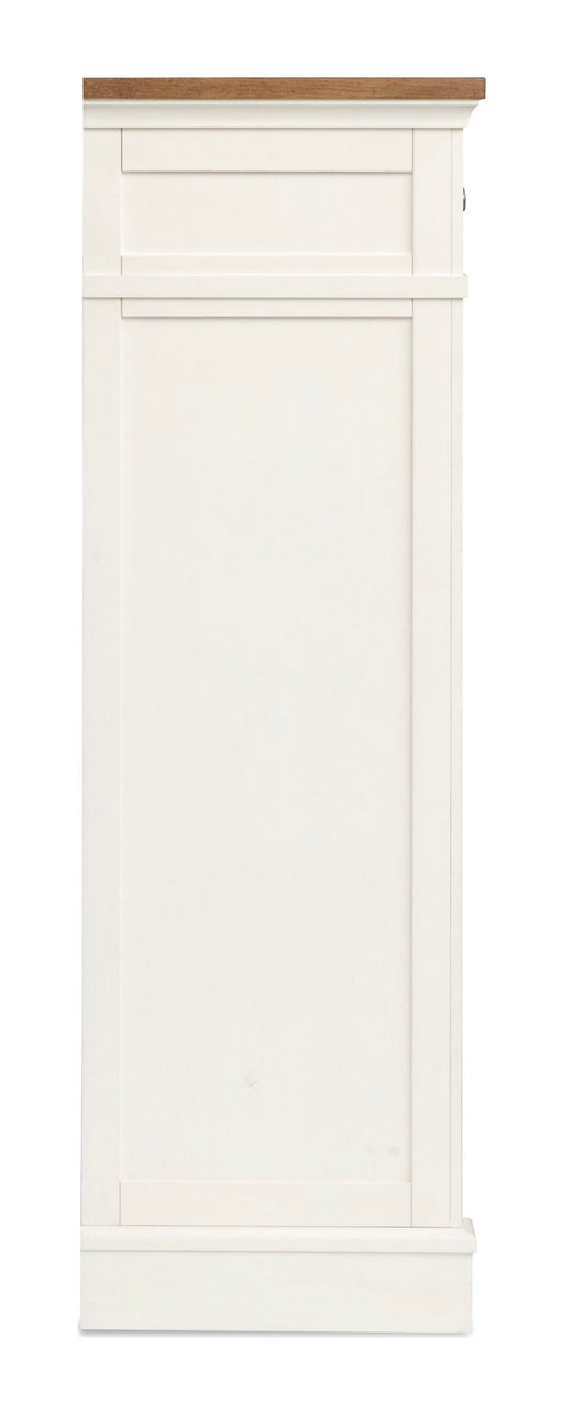 Kingston - Drawer Chest - Whisper White And Cerused Nutmeg Magnussen Furniture