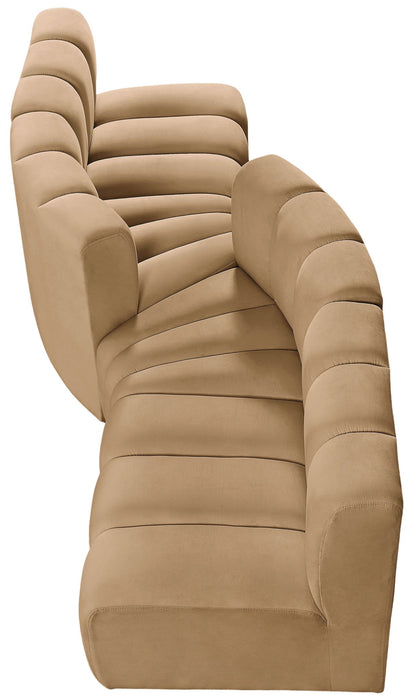 Arc - Velvet 4 Piece Sofa Meridian Furniture