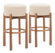 Nade - Stool (Set of 2) Zuo Modern