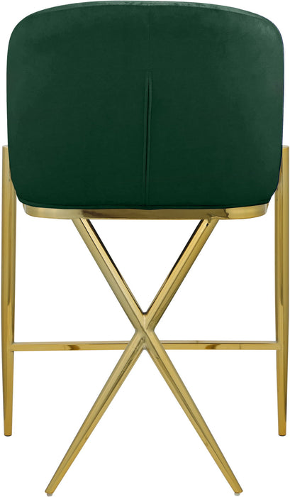 Xavier - Counter Stool with Gold Legs Meridian Furniture