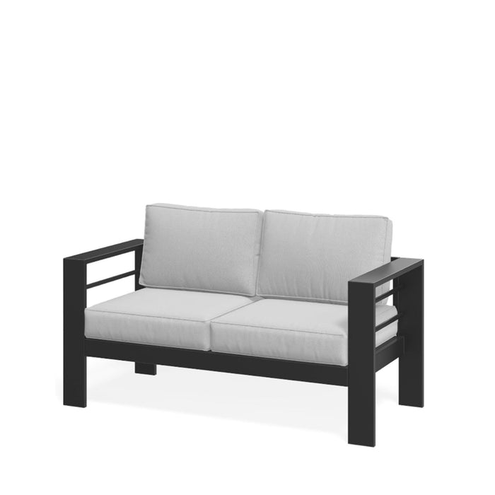 All-Weather Patio Loveseat With Thick Cushions