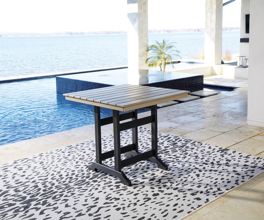 Fairen Trail - 5 Pc. - Counter Dining Set - Black / Driftwood Signature Design by Ashley®