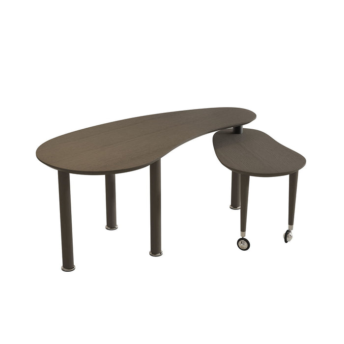 Rotatable Cocktail Table With Solid Legs, 360 Degree Rotating Home Essentials