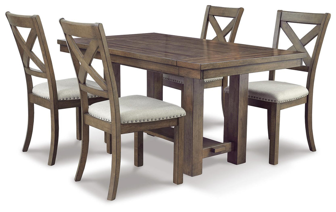 Moriville - Rectangular Dining Room Extension Table - Grayish Brown Signature Design by Ashley®