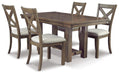 Moriville - Rectangular Dining Room Extension Table - Grayish Brown Signature Design by Ashley®