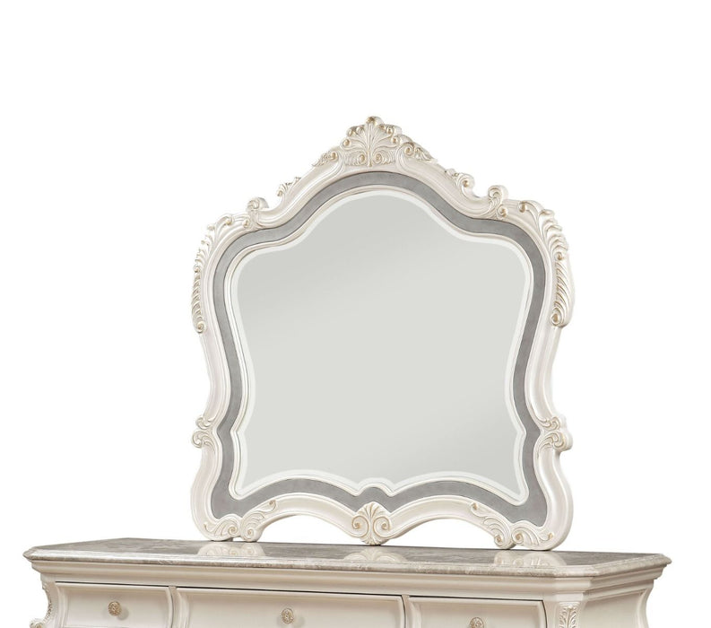 Chantelle - Mirror - Pearl White Finish
