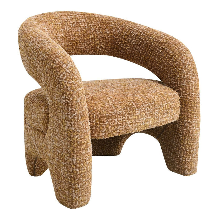 Pelia - Accent Chair - Orange Tweed ACME