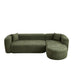 L - Shape Boneless Cloud Couch With 2 Throw Pillows For Living Room Home Essentials