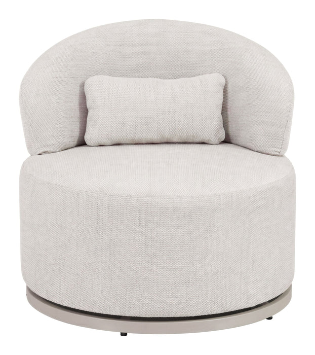 Sausalito - Swivel Chair - Beige Zuo Modern