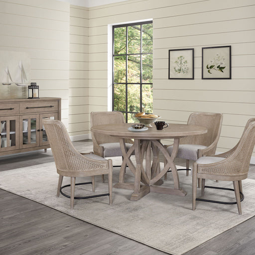 Cane Backed Host Chair Colored (Set of 2) - Sand Bernards Furniture