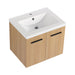 Floating Bathroom Vanity With Sink, Wall Mounted Double Door Storage Home Essentials