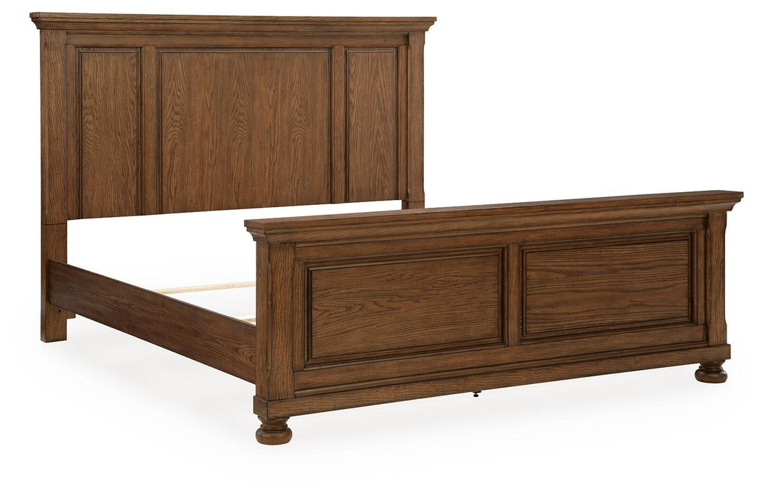 Zackaryn - King Panel Bed - Warm Brown Signature Design by Ashley®