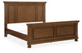 Zackaryn - King Panel Bed - Warm Brown Signature Design by Ashley®