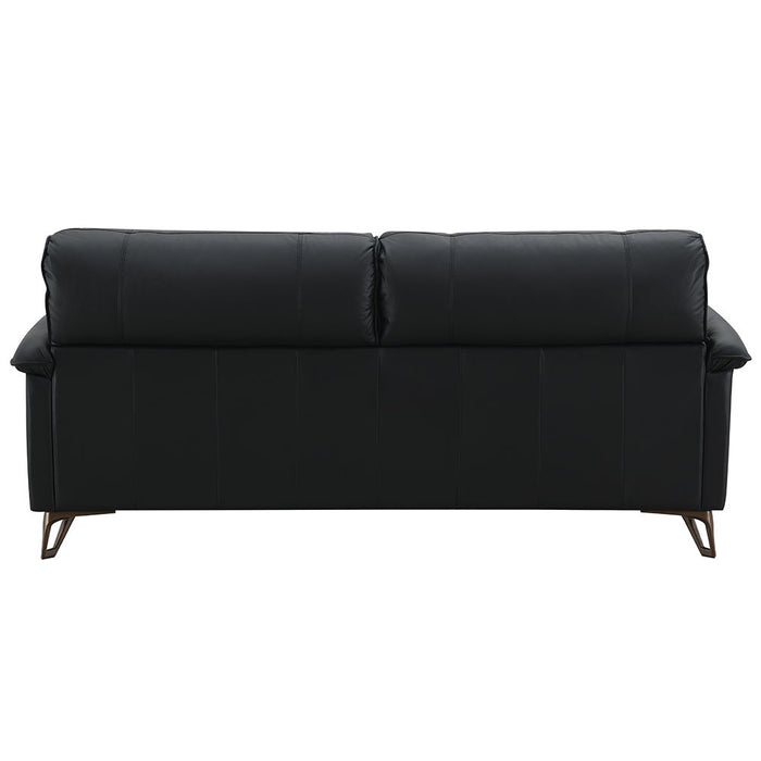 Eilene - Loveseat - Black Top Grain Leather ACME