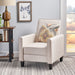 Upholstered Push Back Recliner Chair For Living Room Noble House