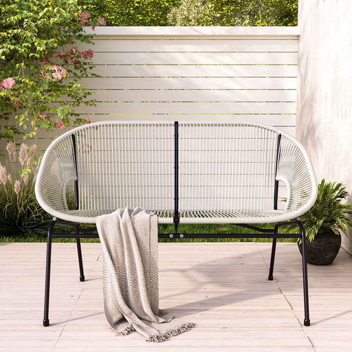 Condessa - Outdoor Patio Wicker Loveseat Noble House