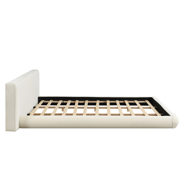 Low Profile Platform Bed With Rounded Edges Noble House