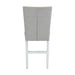 Elizaveta - Counter Height Chair (Set of 2) - Gray Velvet &White High Gloss ACME