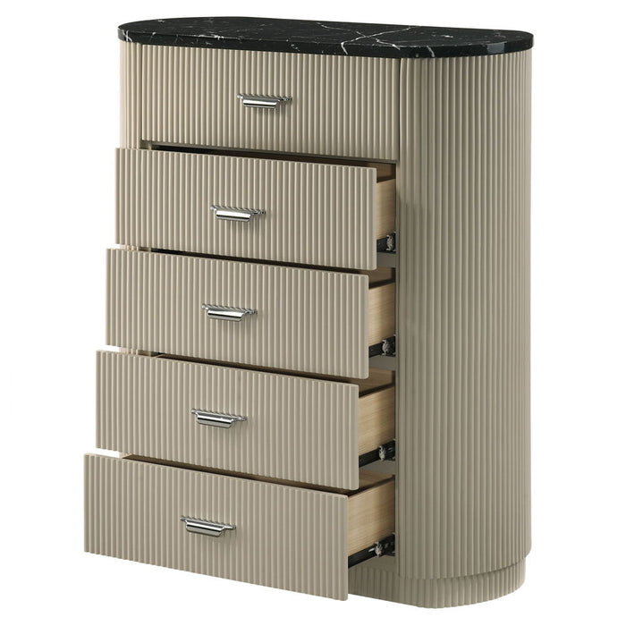 Travonte - Chest - Gray / Beige ACME