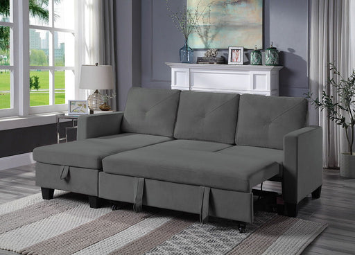 Nova - Reversible Sleeper Sectional Sofa With Storage Chaise Lilola Home