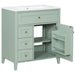 Bathroom Vanity With Sink, 3 Drawers And Adjustable Shelf, Freestanding Storage Unit Hearth and Haven