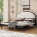 Elegant Modern Upholstered Platform Bed Frame Dreamland