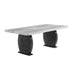 Dining Table With Upholstered Legs - Black Global Furniture USA