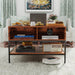 Flip-Top Coffee Table With Storage Lift-Top Design With Hidden Compartment - Black Home Essentials