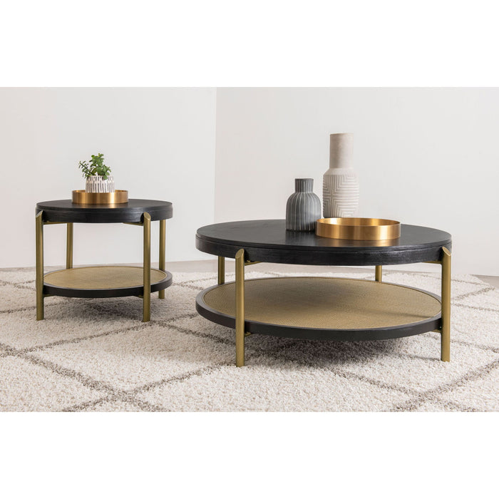 Benson - Round Coffee And End Table Set Furniture Max