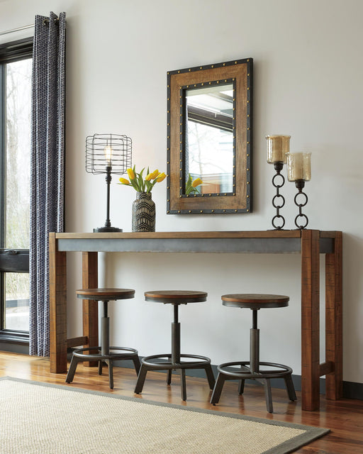 Torjin - Long Counter Table - Dark Brown Signature Design by Ashley®