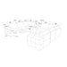 Upholstered Large Arms Sectional With Recliner Seats Home Essentials