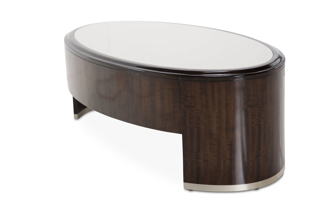 Paris Chic - Oval Cocktail Table - Espresso