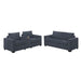 Elegant Simple Sofa Set With Console Cup Holder And Loveseat Home Essentials