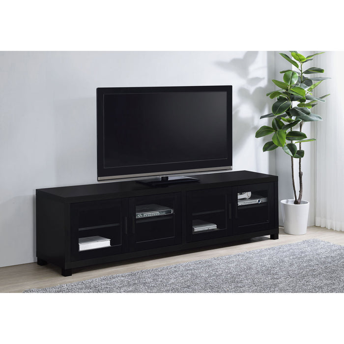 Arnaud - 4 Door TV Stand - Black Furniture Max