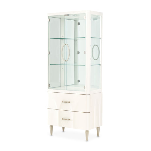 London Place - Display Cabinet - Creamy Pearl Michael Amini