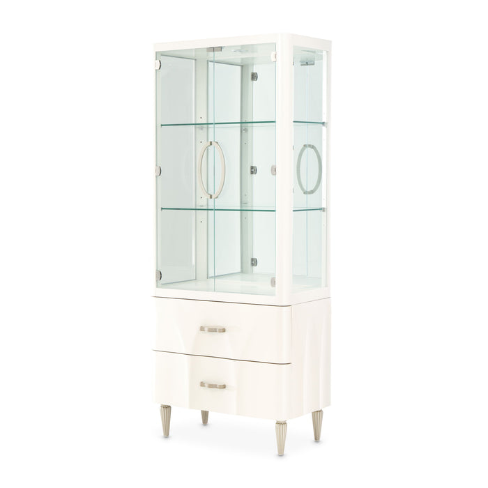 London Place - Display Cabinet - Creamy Pearl Michael Amini