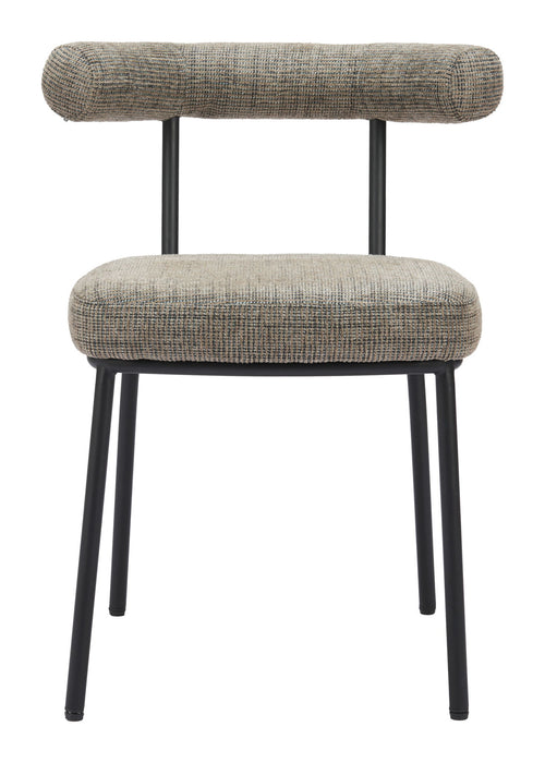 Kede - Dining Chair (Set of 2) - Green Tweed
