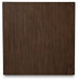 Hannodream - Square Cocktail Table - Warm Brown Signature Design by Ashley®