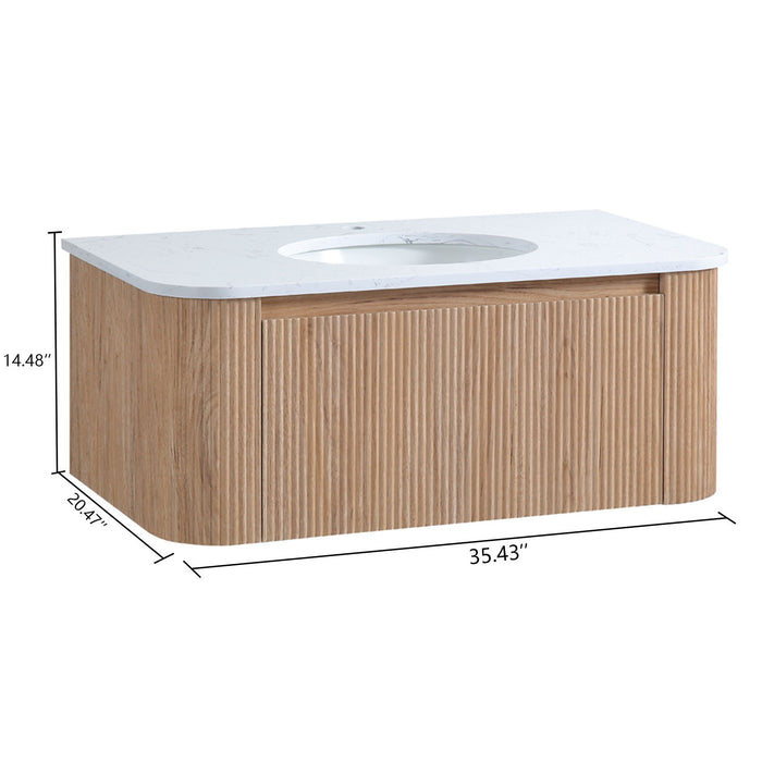 Wall Mounted Bathroom Vanity With Sink Home Essentials