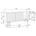 Madrid - 3 Door Accent Cabinet Doors - Natural / Black Furniture Max
