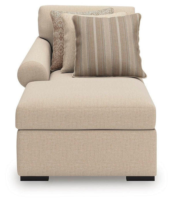 LadyMae - LAF Corner Chaise - Twill Benchcraft®