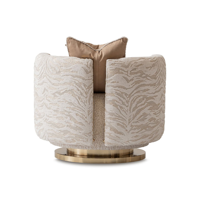 Savannah Breeze - Swivel Chair - Cashmere / Bright Gold