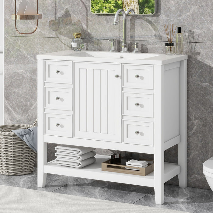 Modern Bathroom Vanity With Sink Hearth and Haven