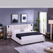 Upholstered Hydraulic Platform Bed With Storage Shelves, Reading Lamps, USB Port Home Essentials