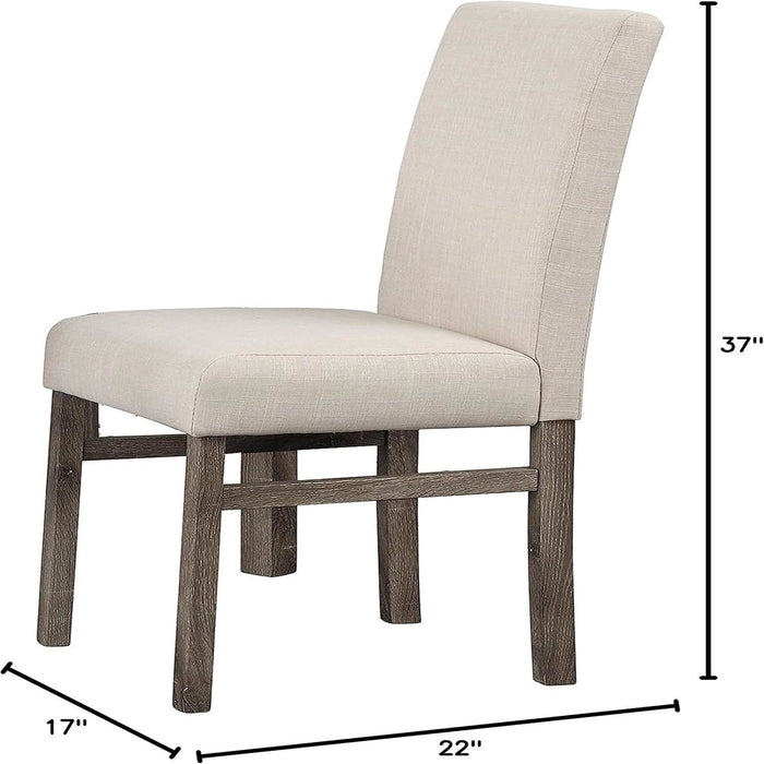 Transitional Upholstered Dining Chair For Kitchen (Set of 2) Home Essentials