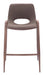 Desi - Counter Stool With Walnut Legs (Set of 2) Zuo Modern